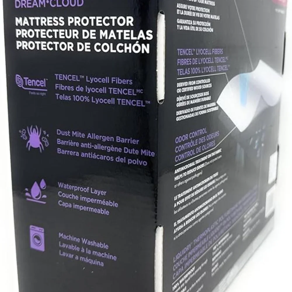 Protect-A-Bed Mattress Protector – Waterproof, Breathable, Tencel Lyocell Top –